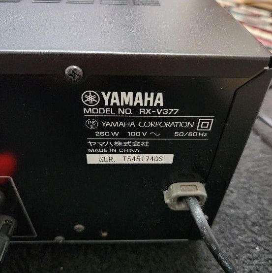 YAMAHA RX-V377 ヤマハ AVアンプ｜Yahoo!フリマ（旧PayPayフリマ）