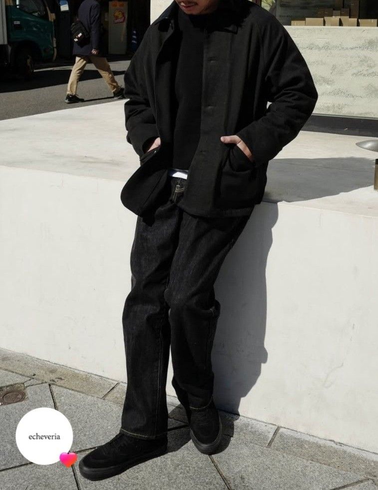 echeveria Leather Switiching Work JKT 2 ブラック ovy comoli｜Yahoo