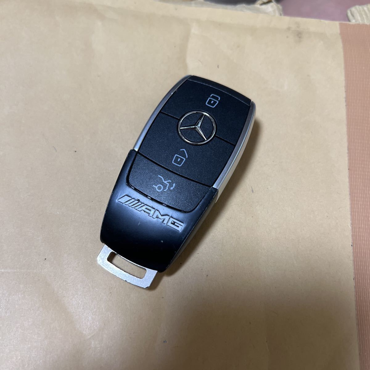 希少 送料無料 メルセデス ベンツ 純正 スマートキー AMG 現行 3ボタン