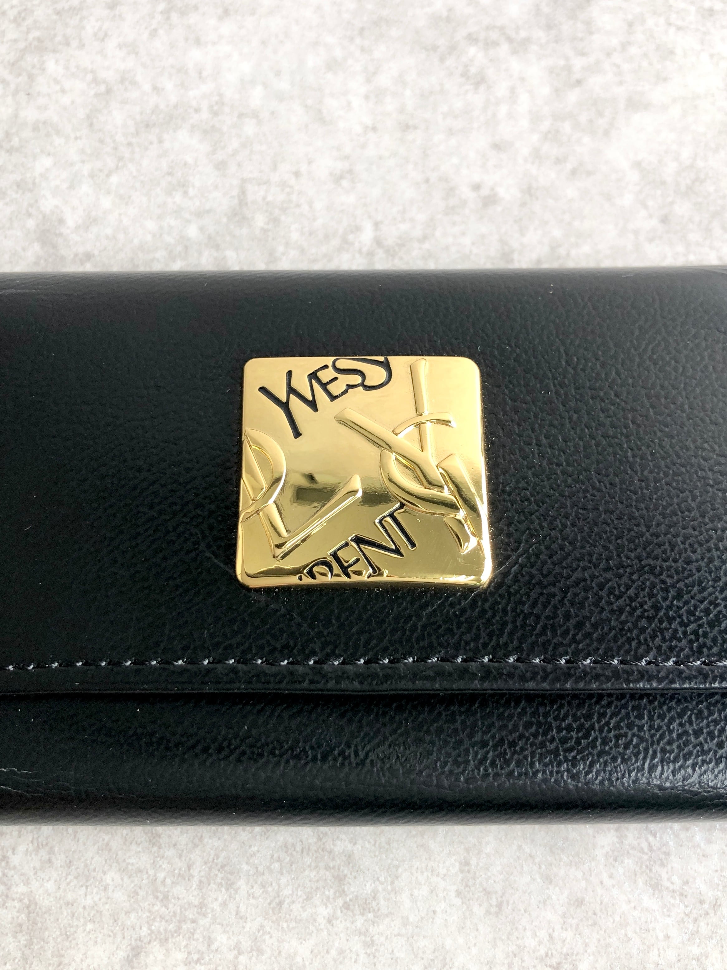Yves Saint Laurent イヴ・サンローラン キーケース ブラック YSL 5連
