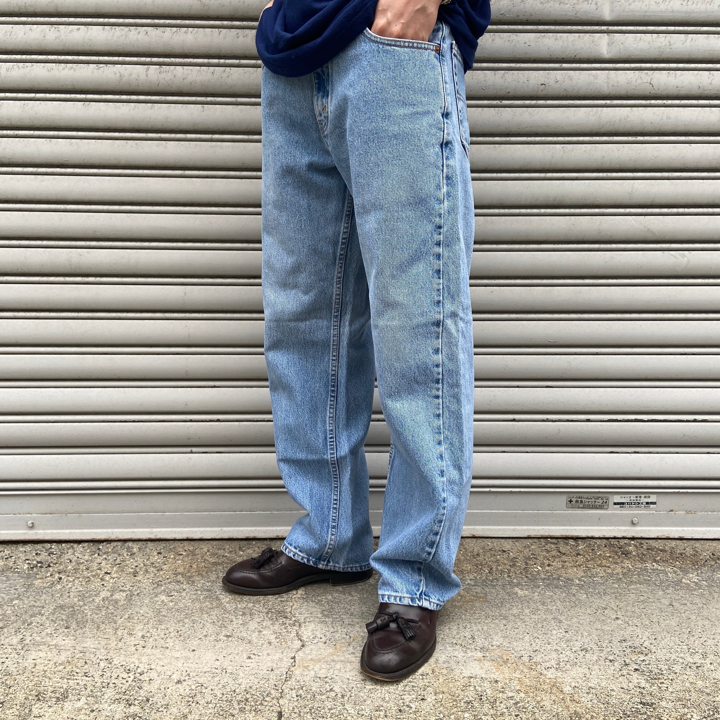 90s USA製 Levi's 569 ワイドストレートデニムパンツ W30 | 古着屋 Uan