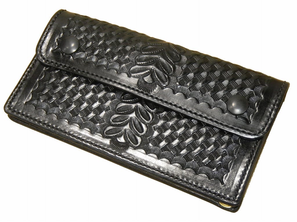 ALFONSO'S OF HOLLYWOOD（アルフォンソ）BASKET WEAVE WALLET