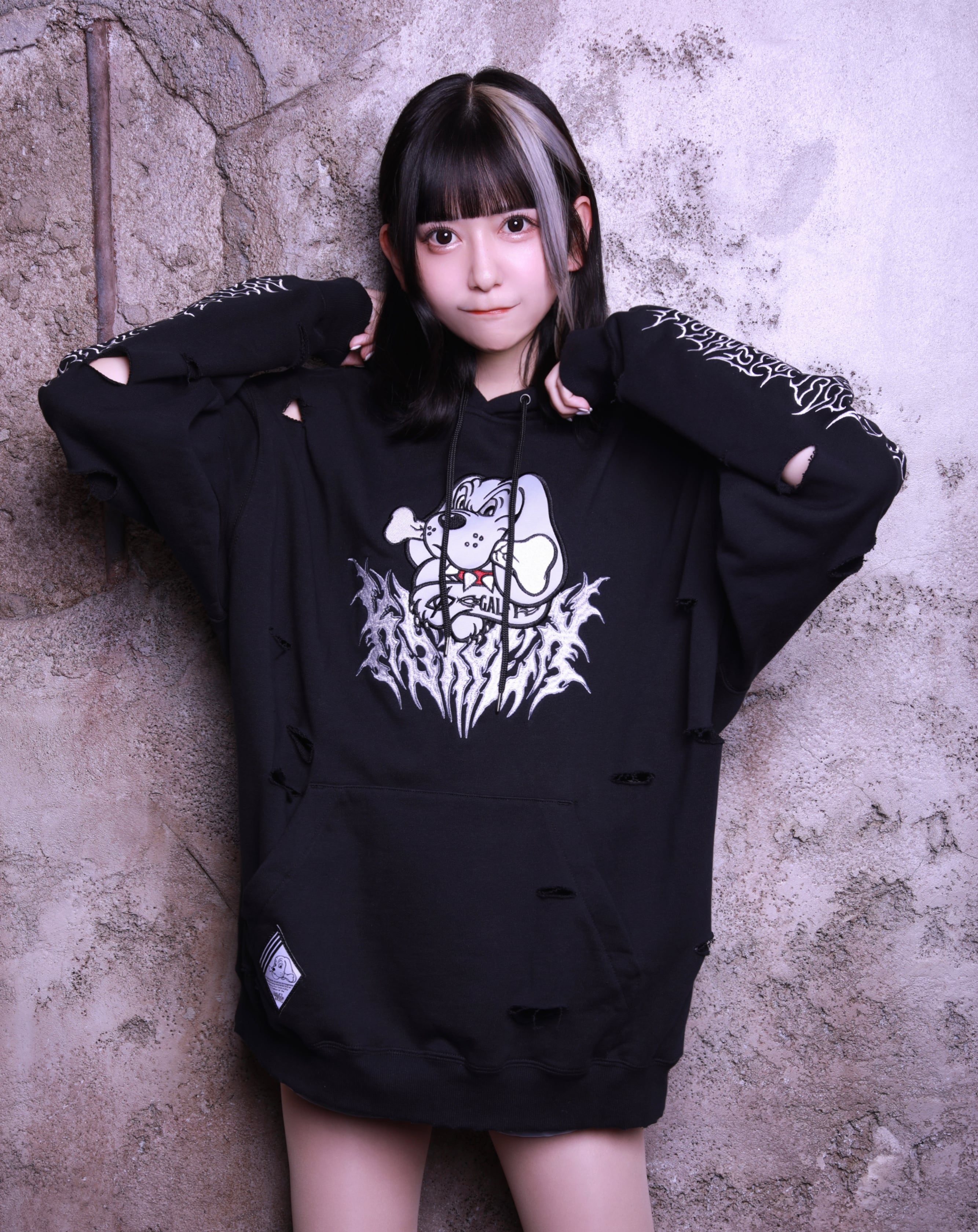 ケモミミ染めボロパーカー2」 | KRY clothing