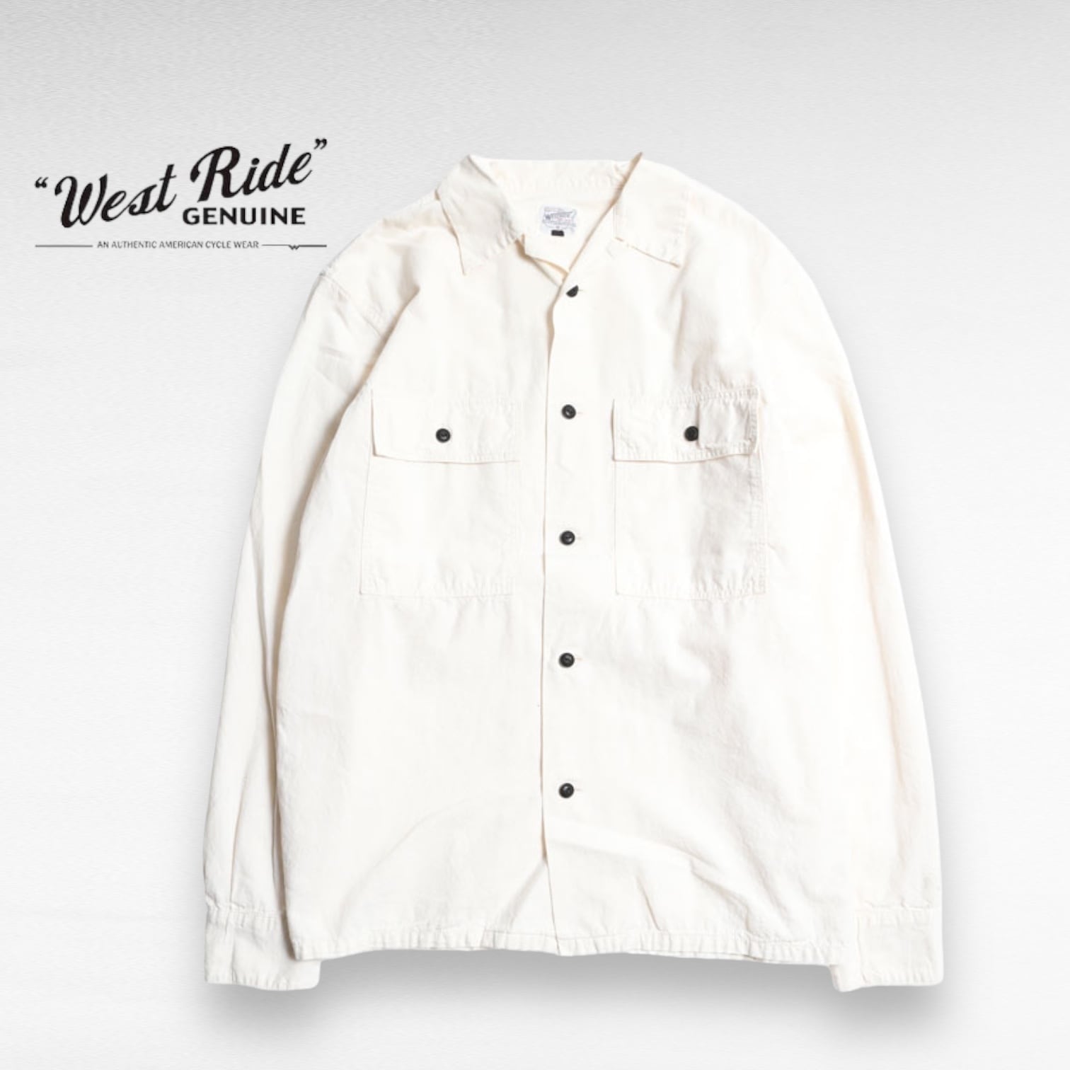 ワークシャツ メンズワークシャツ 米海軍NAVYタイプ WESTRIDE