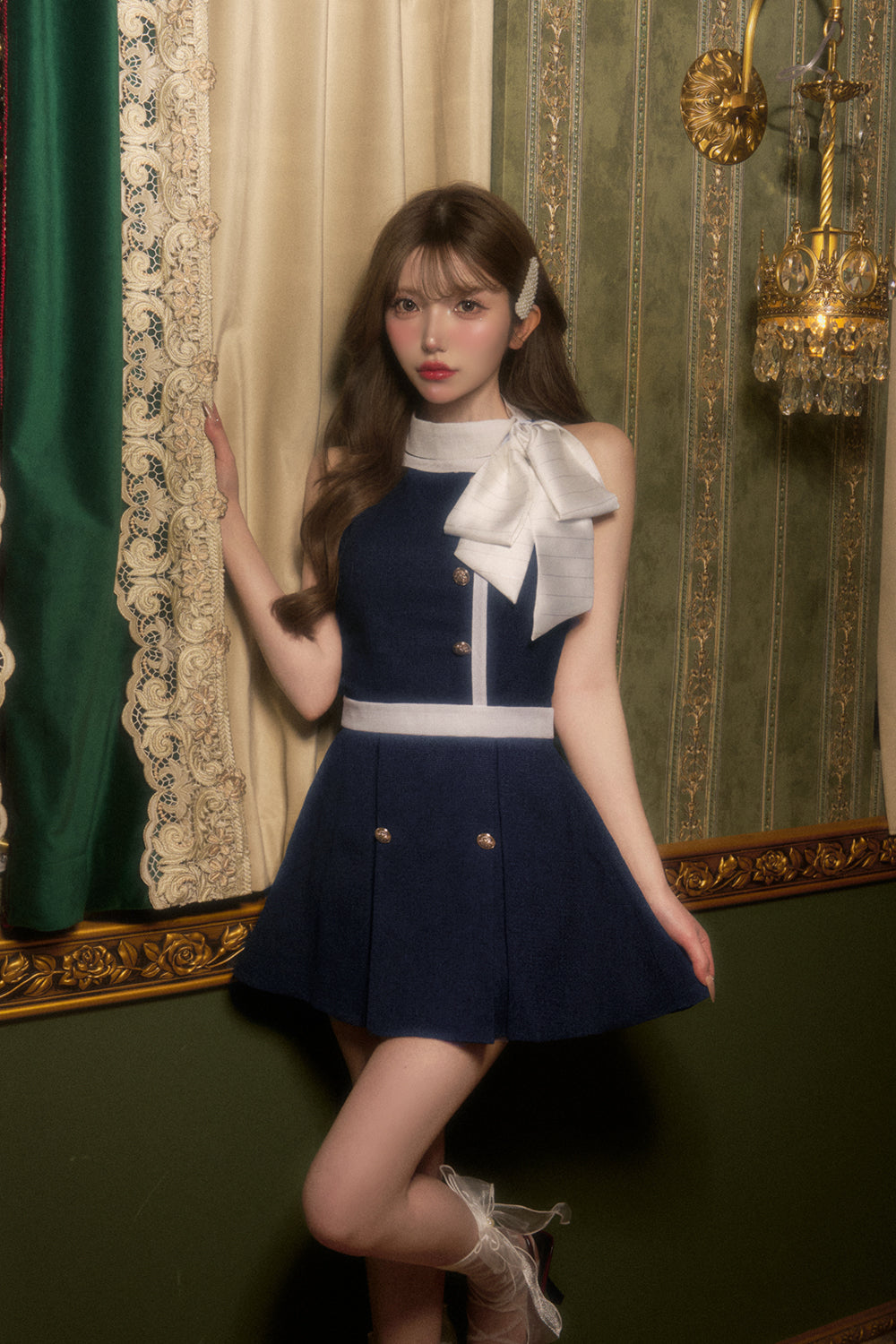 BELEAR MIMI（ベリアミミ）】【予約商品】アメスリツイードミニワンピース