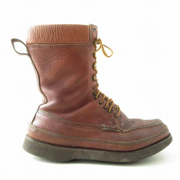 USA製 RUSSELL MOCCASIN ラッセルモカシン トリプルヴァンプ 編み上げ