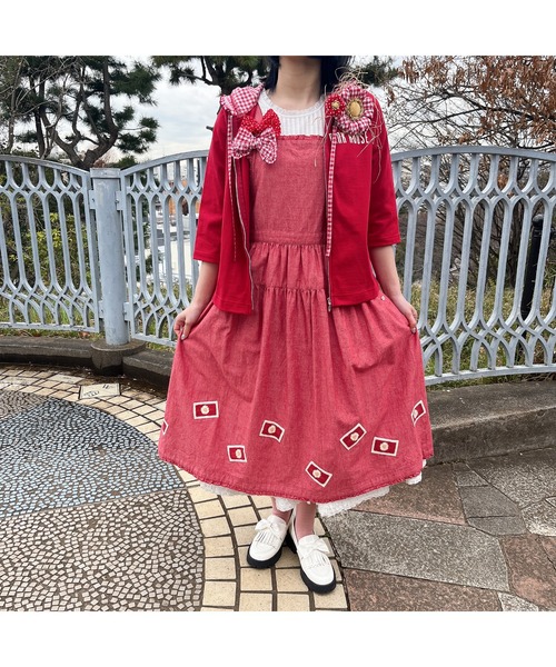 PINK HOUSE（ピンクハウス）の「ひな菊ワッペン使いダンガリー