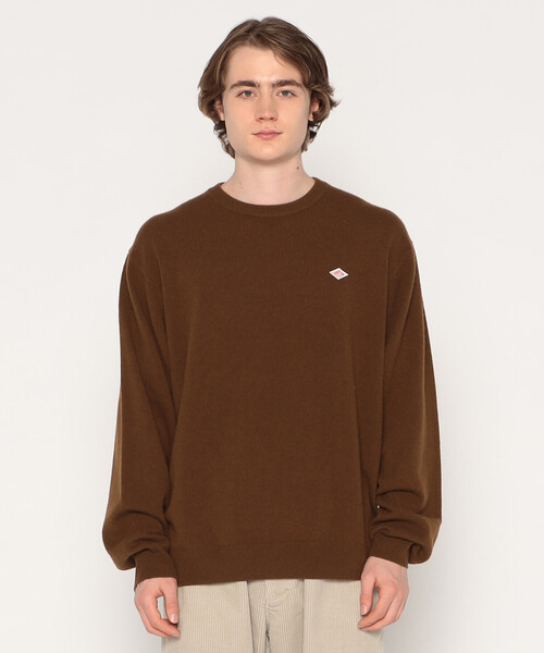 MEN'S LAMBSWOOL CREW NECK KNIT PULLOVER（ニット/セーター）｜DANTON