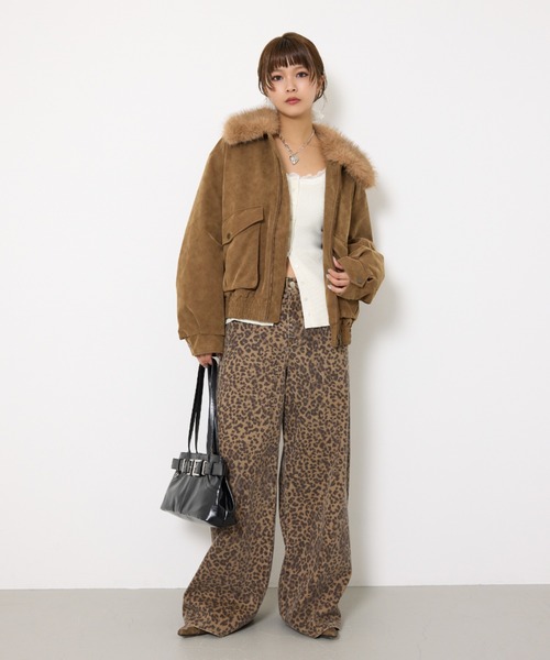 セール】【再入荷】LEOPARD WIDE LEG PT-D レオパード ワイドレッグ