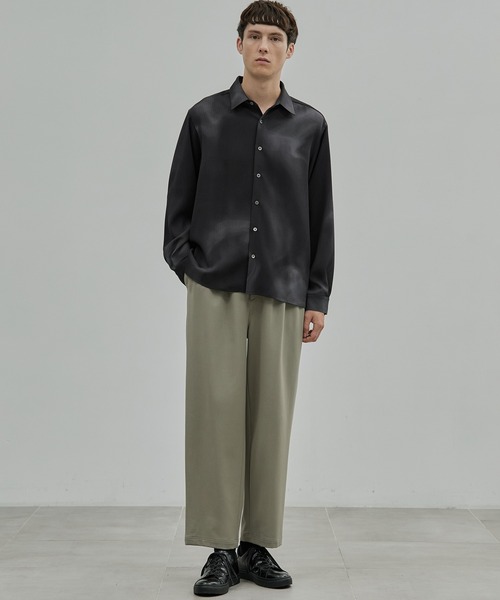 セール】COLD DRY GRADATION PLEATS ロングスリーブシャツ（シャツ