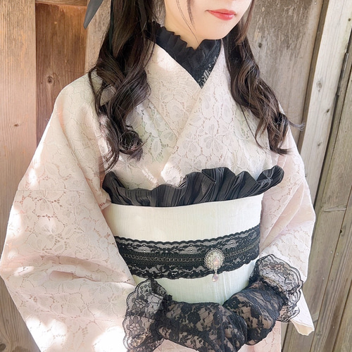 フリル仕立て衿 半衿 オリジナル衿 振り袖 袴 卒業式 成人式 前撮り