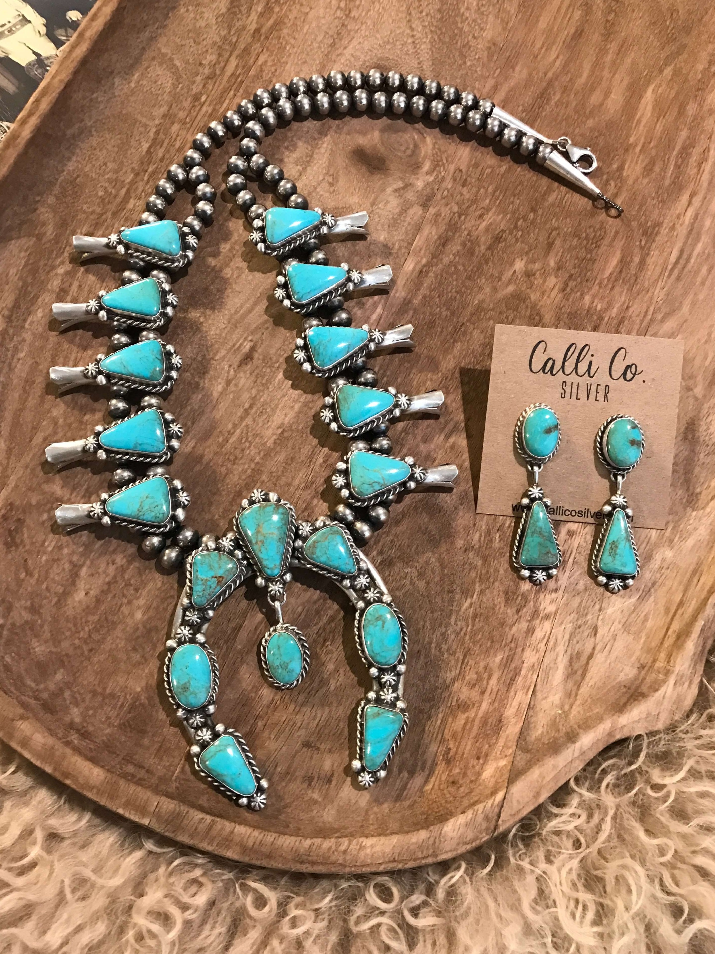 Cotulla Squash Blossom Heirloom Necklace | Calli Co. Silver | Fort