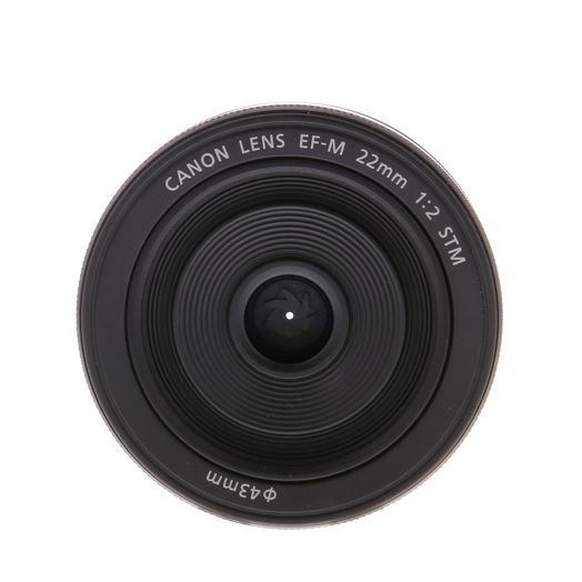 Canon 22mm f/2 STM Lens for EF-M Mount, Graphite Black {43}