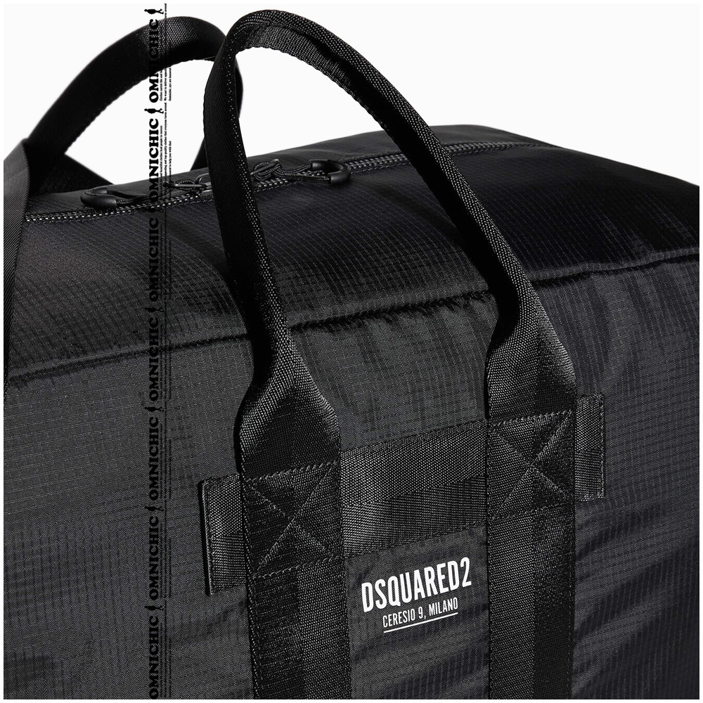 DSQUARED2 ディースクエアード CERESIO9 ロゴ肉厚ダッフルバック (D