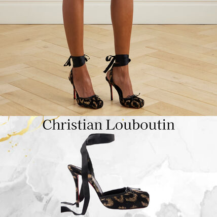 レオパード（ヒョウ柄） 24.5cm Christian Louboutin(クリスチャン