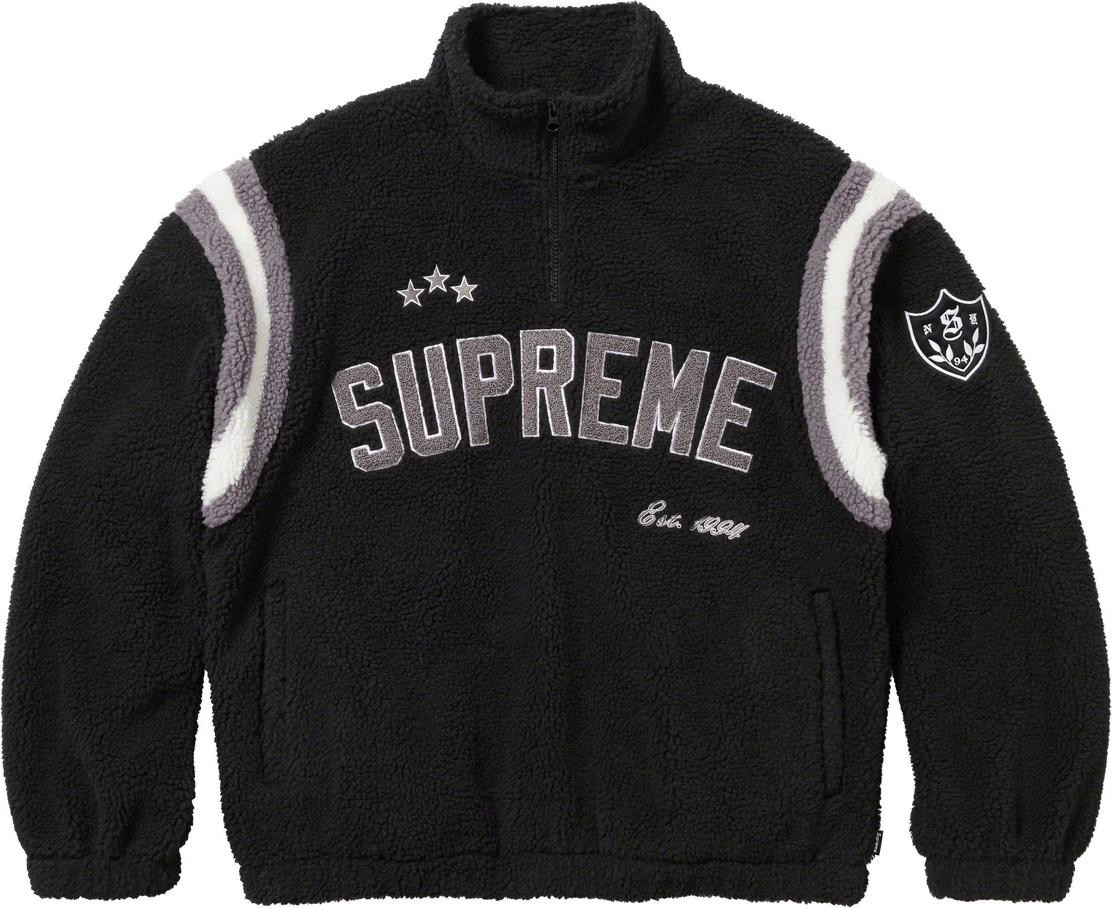 Supreme ハーフジップ フリース プルオーバー FW23 関税送料込