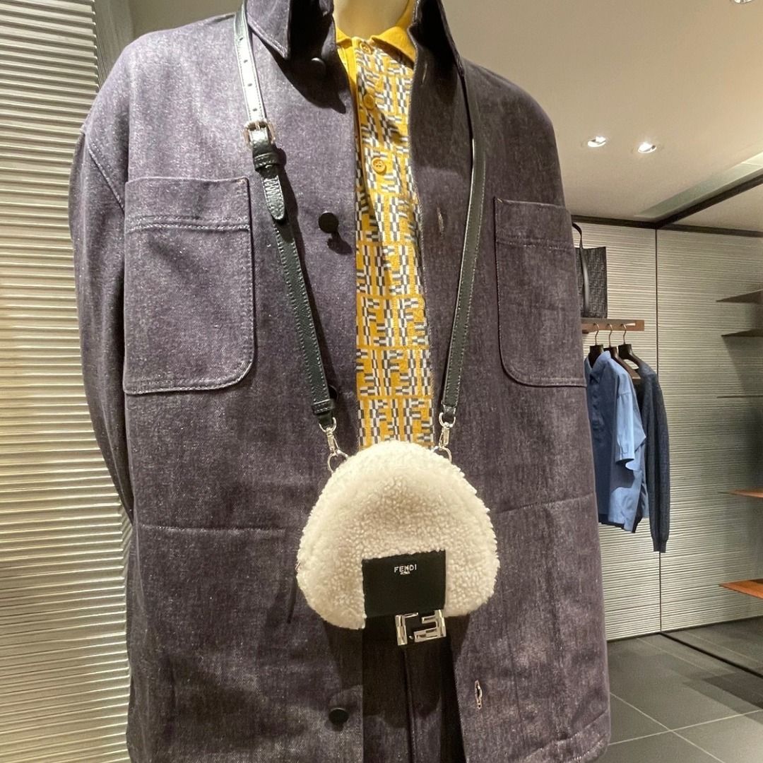 関税送料込 FENDI おにぎりチャーム バッグストラップ付 (FENDI/バッグ
