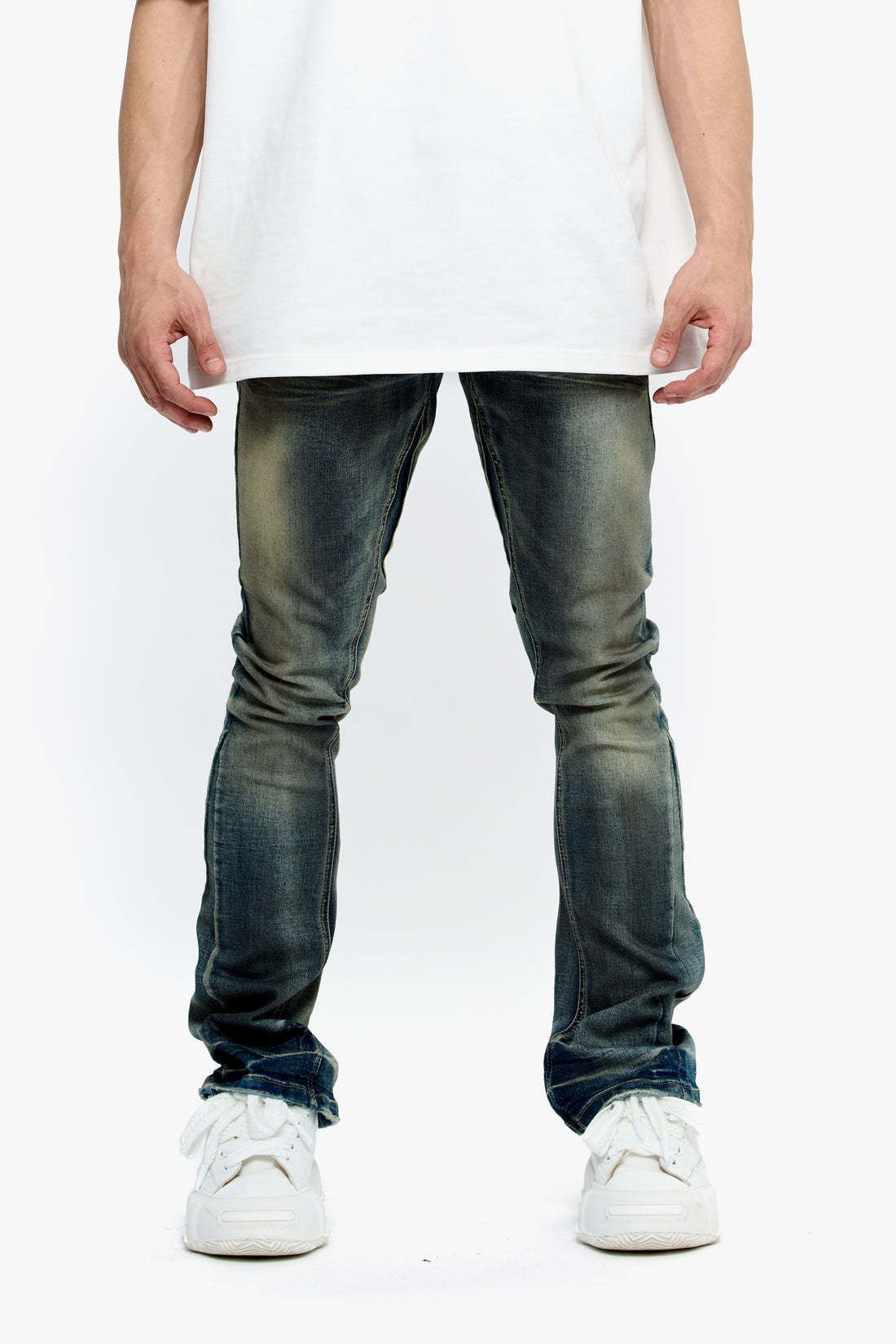 関税&送料込】VALABASAS Mr.STACKED STACKED FLARE JEAN (VALABASAS