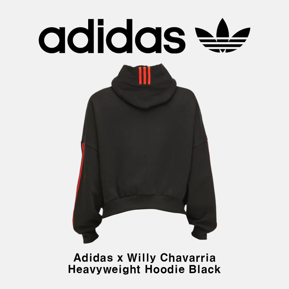 Adidas x Willy Chavarria】Heavyweight Hoodie Black コラボ (adidas