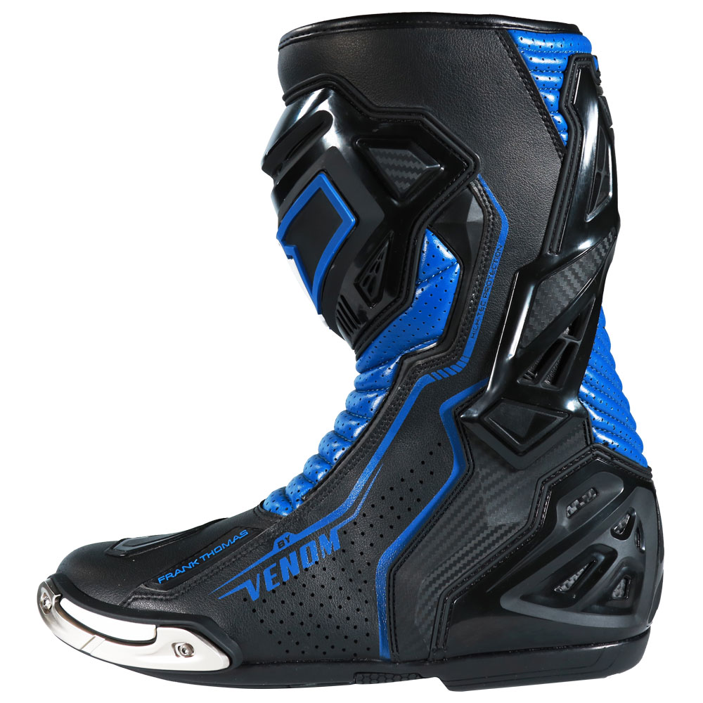 Frank Thomas Venom Boots - Black/Blue - Next Working Day Delivery