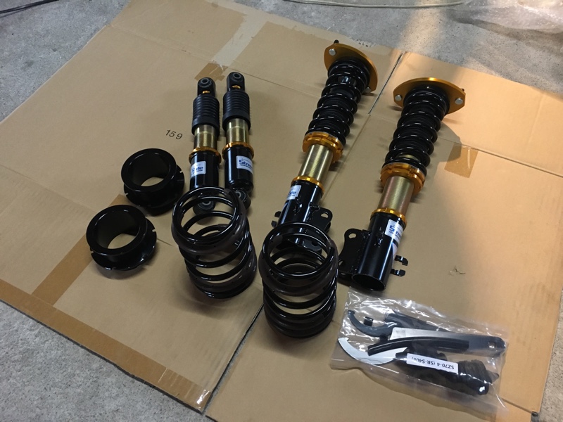 ストリートライド車高調取り付け（スズキ アルトワークス・CN21S/CP21S