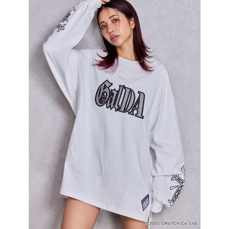 GYDA×GALFY original cross long Tシャツ[品番：MKSW0067243]｜GYDA