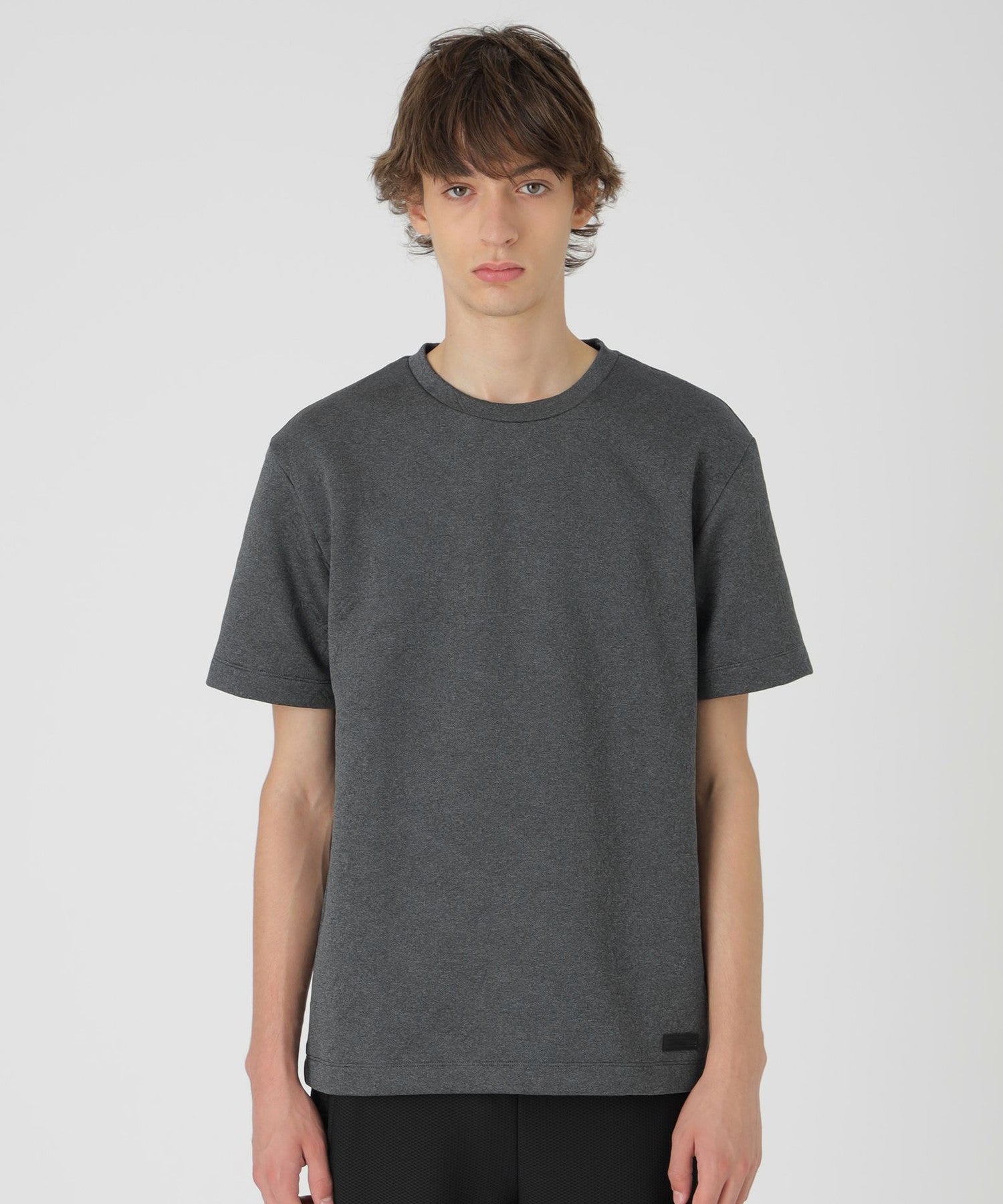 シアーチェックコンビTシャツ（カットソー）｜BLACK LABEL CRESTBRIDGE