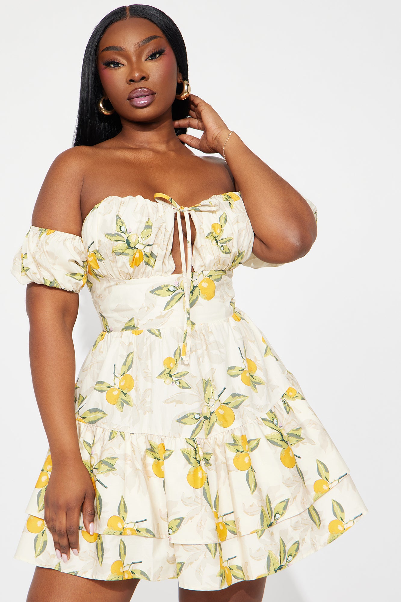 Amalfi Coast Mini Dress - White/combo | Fashion Nova