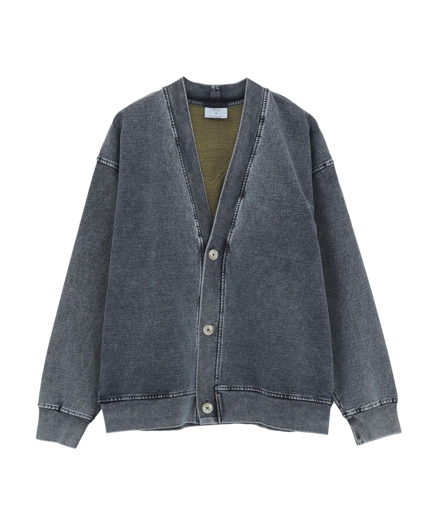 BACK STAR☆ PATCH INDIGO SWEAT CARDIGAN｜CONVERSE TOKYO