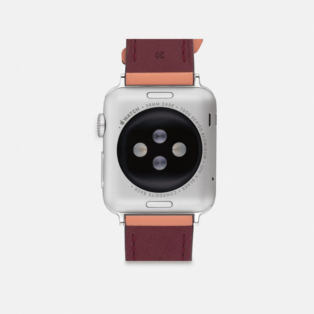公式】COACH – コーチ | APPLE WATCH® ストラップ・ティー ローズ・38MM