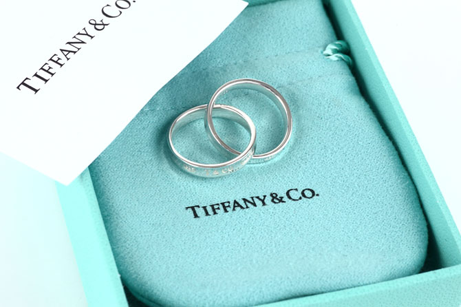 送料無料】 TIFFANY & Co. 1837 インターロッキングサークル リング