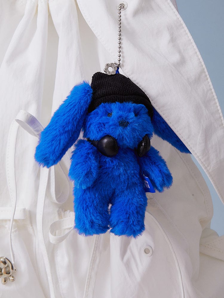 NewJeans NJ X COLLER FURRY BUNNY PLUSH KEYRING (TIDE BLUE) – Dear