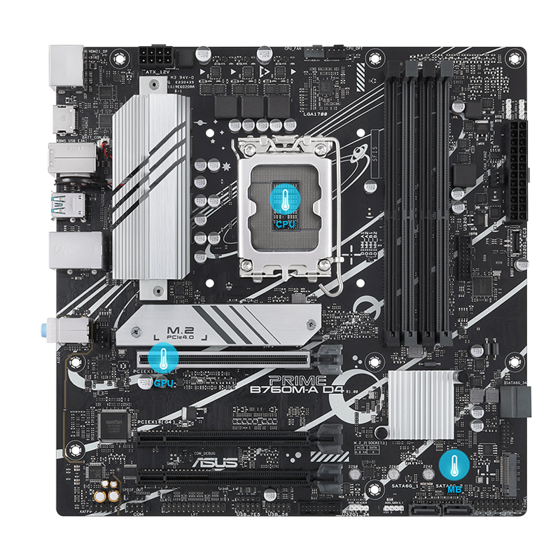 PRIME B760M-A D4｜Placas-mãe｜ASUS Brasil
