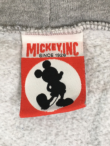 古着 90s USA製 Walt Disney World ミッキー スウェット ジップ