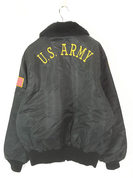 古着 80s USA製 米軍 US ARMY TOOTS ミリタリー ボア フリース襟