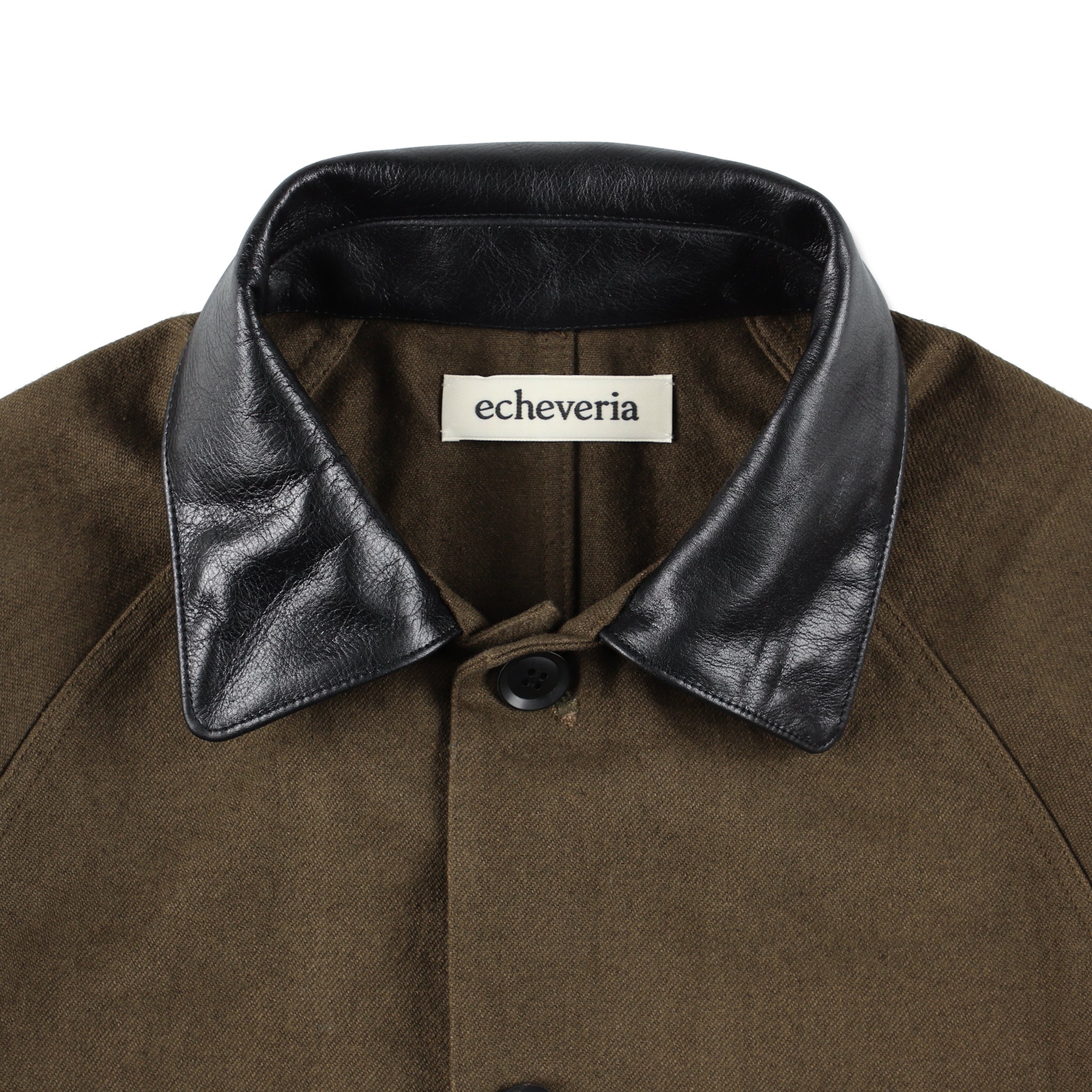 Leather Switiching Work JKT – echeveria official store