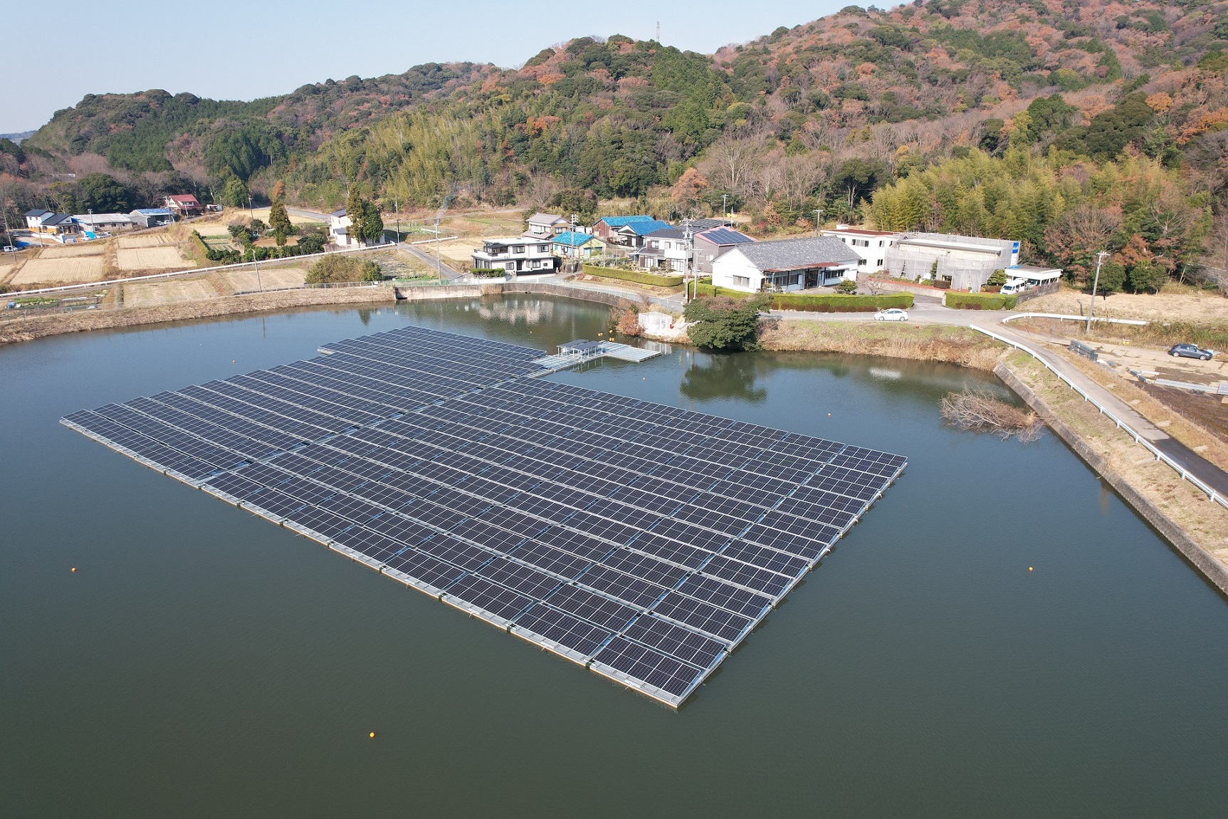 誉志池発電所（愛知県幸田町）【420kW】 令和4年3月竣工