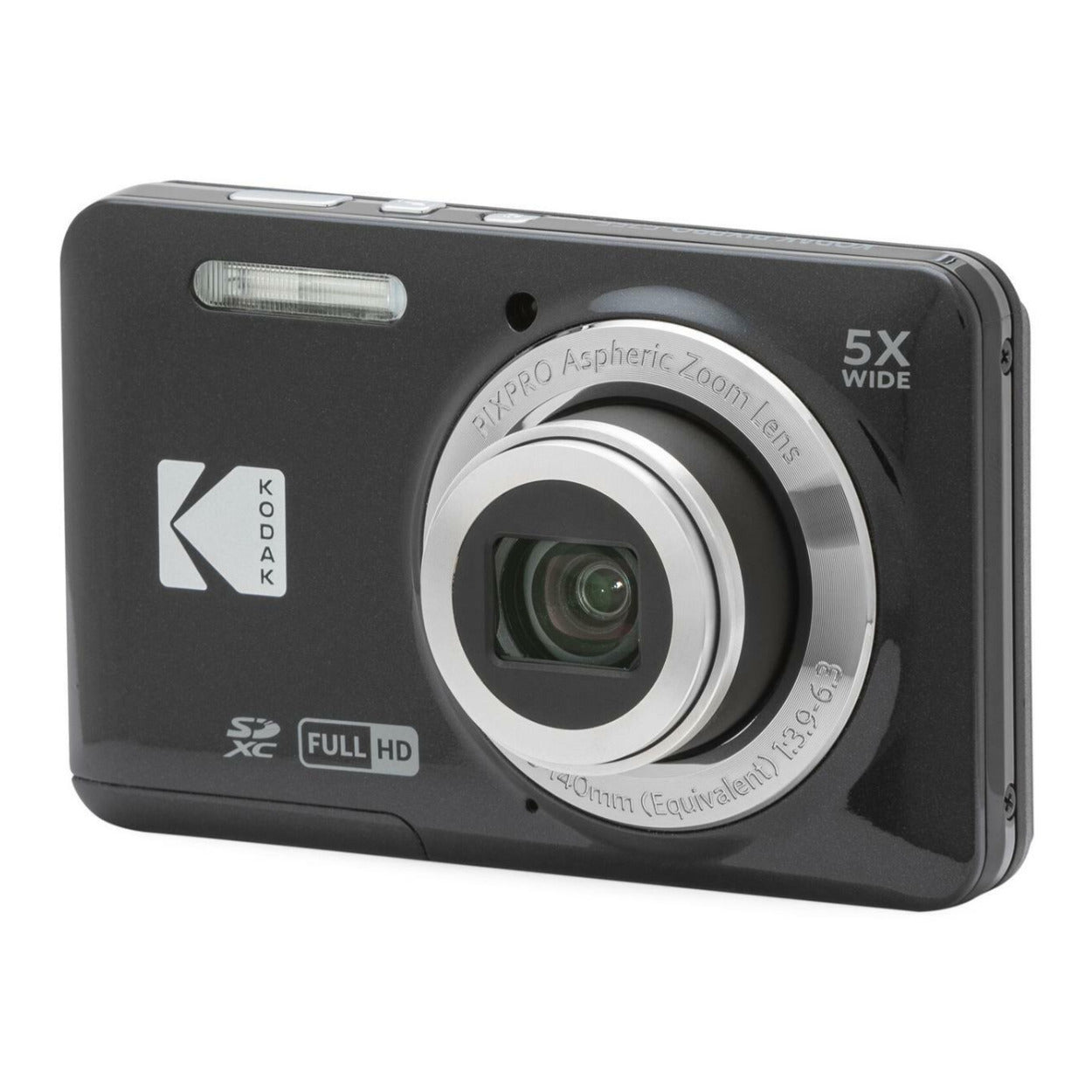 Kodak PIXPRO Friendly Zoom FZ55 Digital Camera (Black) with Camera