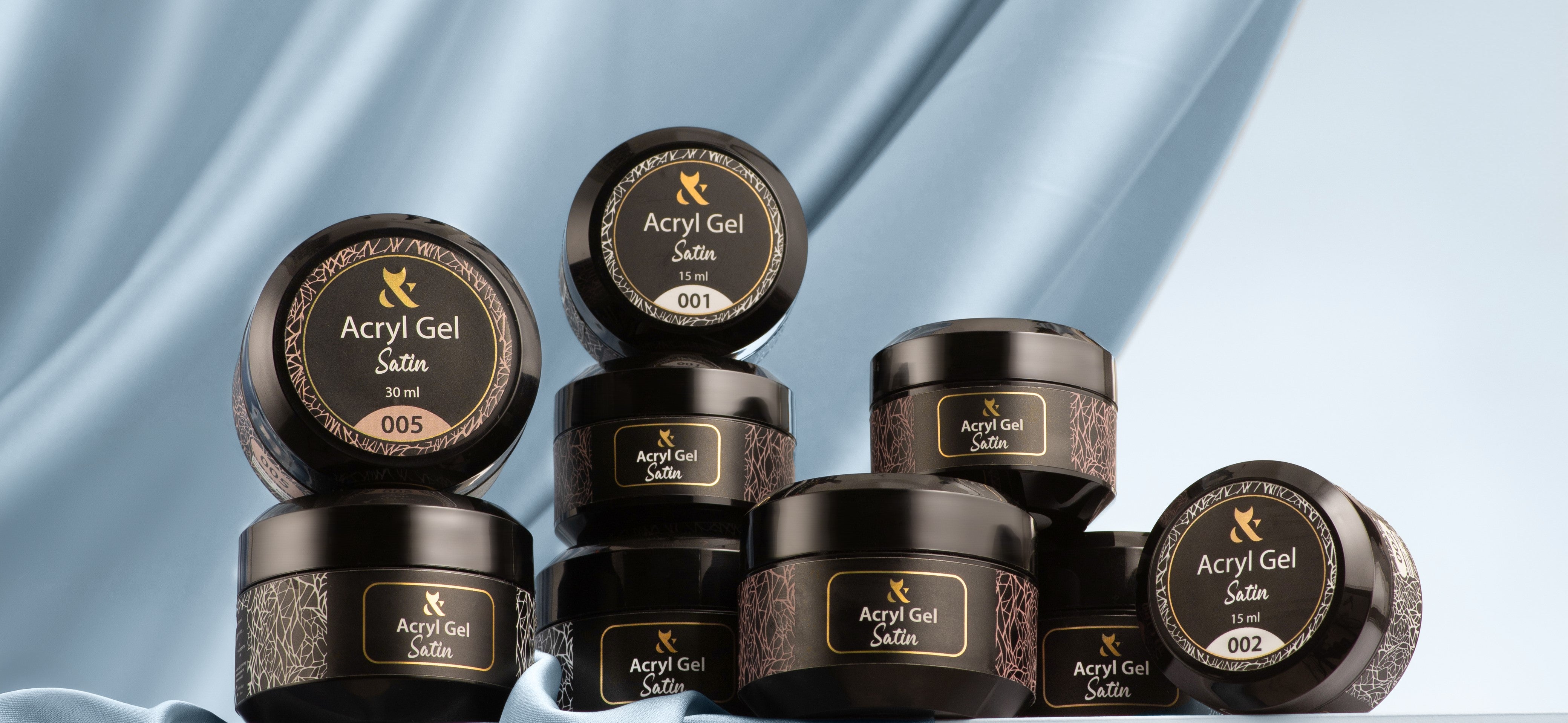 FOX Acryl Gel Satin гелі для нарощення та укріплення нігтів