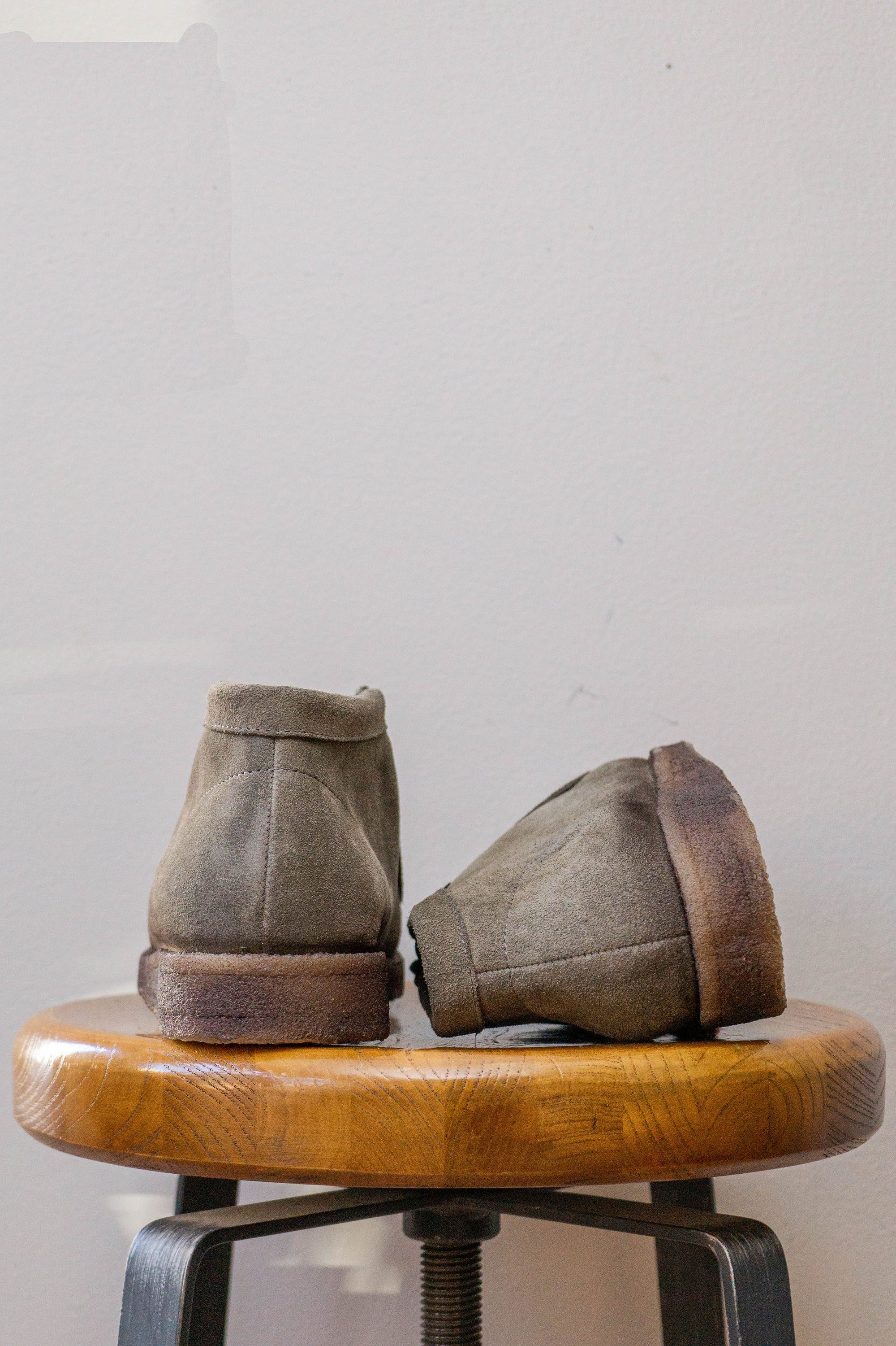 Padmore & Barnes P404 Original Boot - Grey Suede - Franklin & Poe