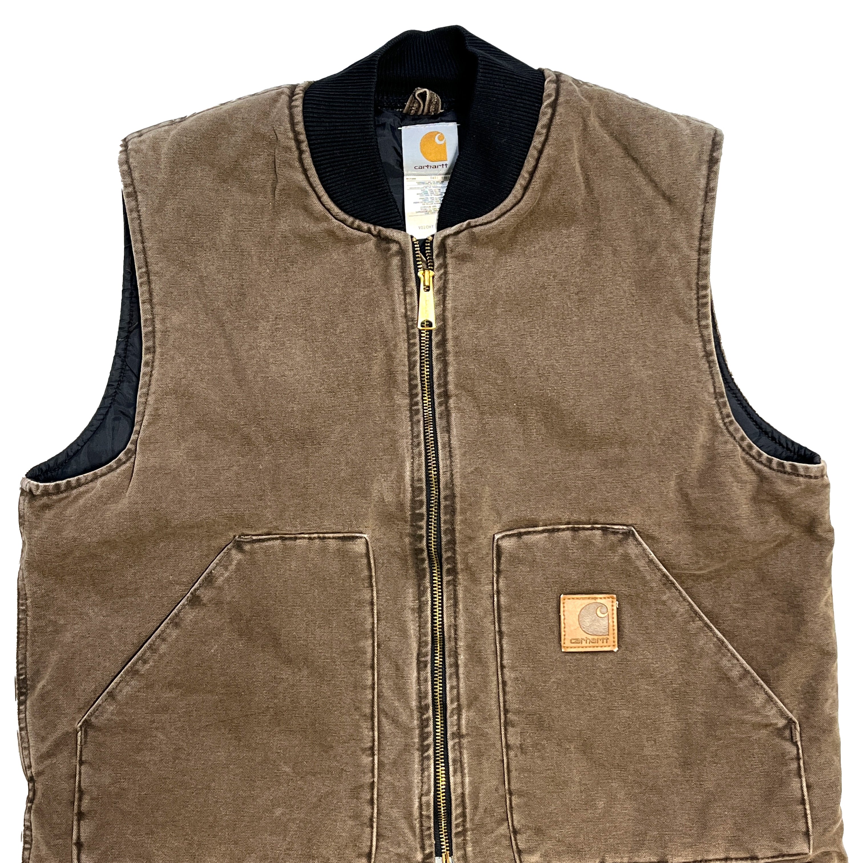18 アメリカ製 Carhartt ダックベスト ブラウン Size (L) – frgeek