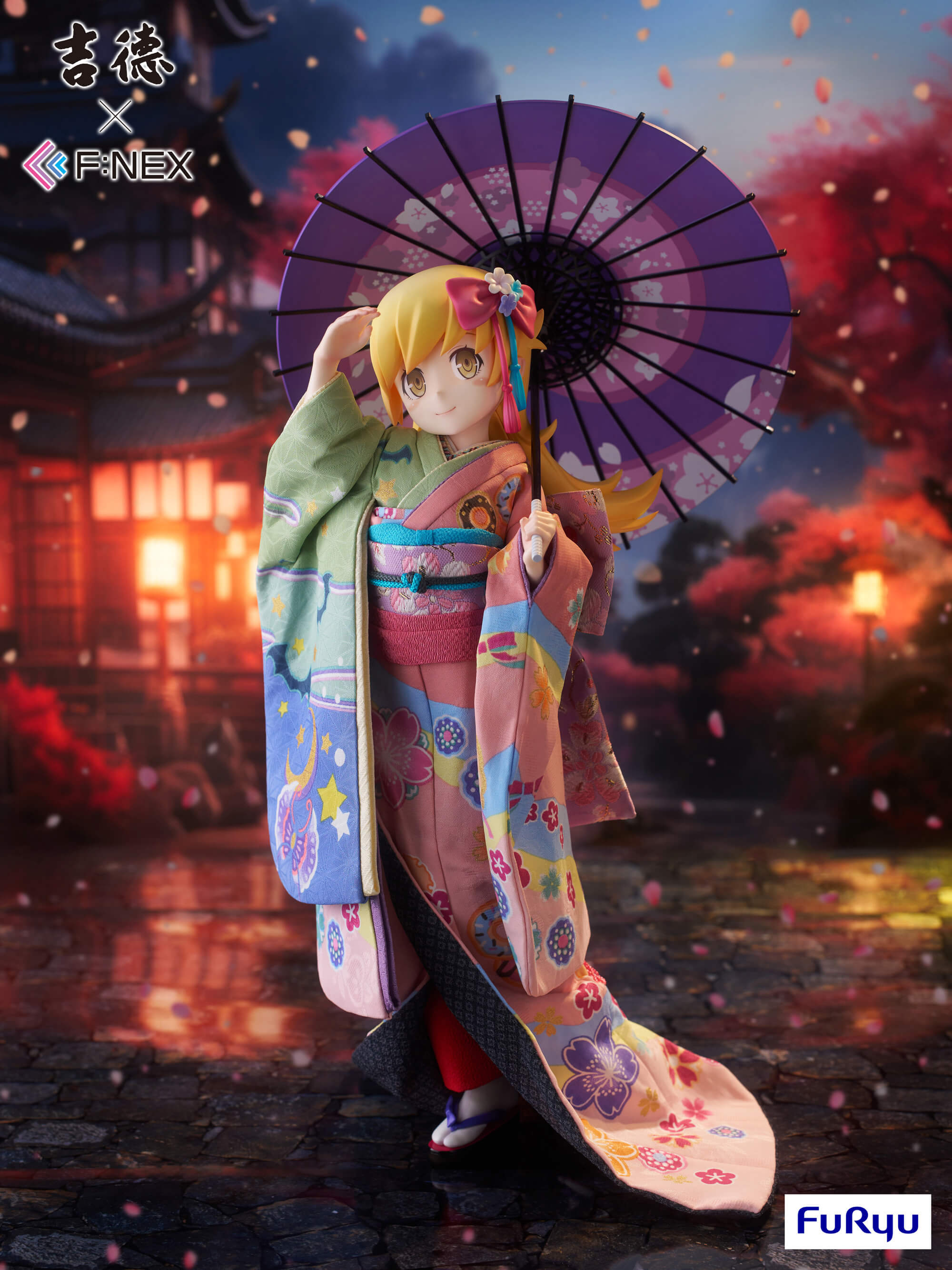 吉徳×F:NEX 忍野忍 -日本人形- 1/4スケールフィギュア – フィギュア