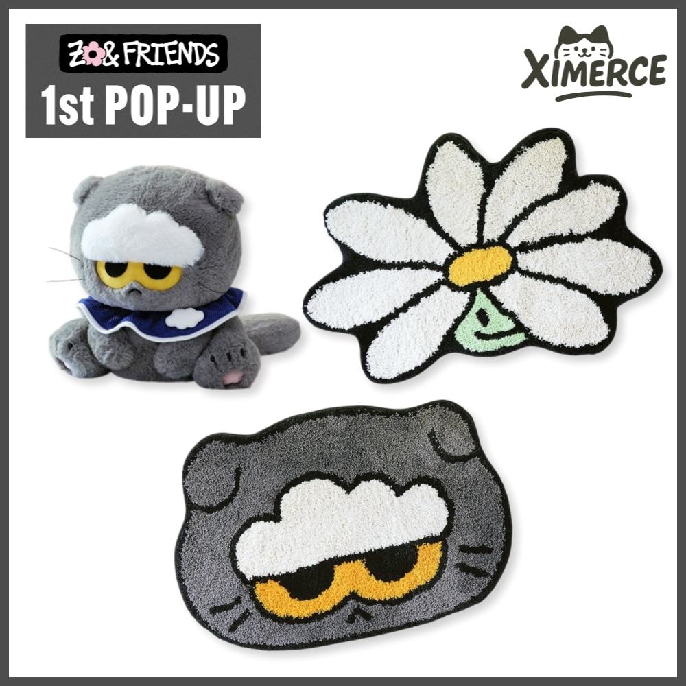 ZO&FRIENDS ポップアップ ZOA ラグマット ZO&FRIENDS ポップアップ ZOA