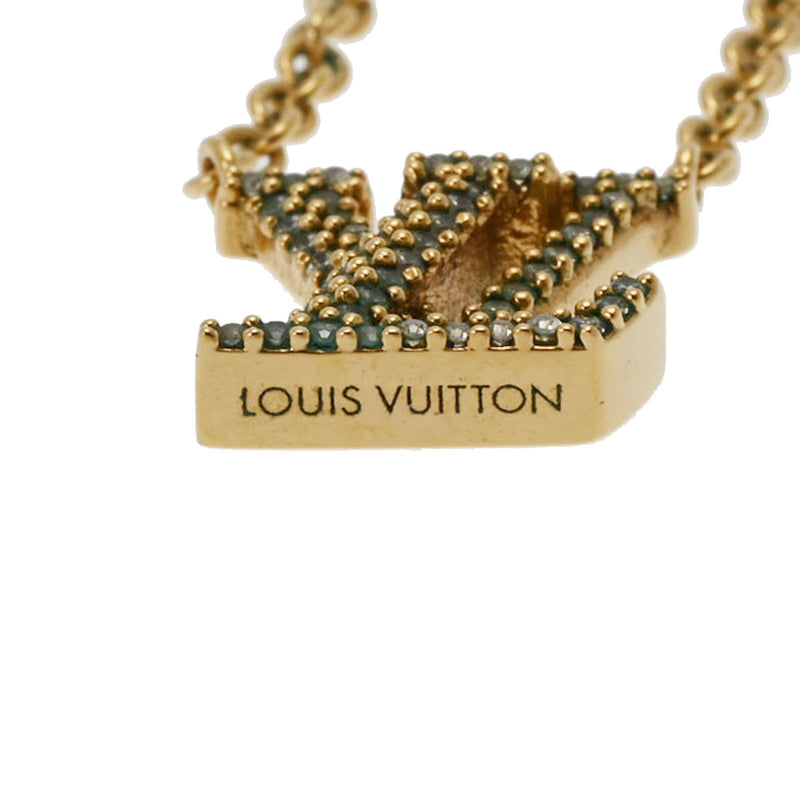ゆな♡ Louis Vuitton ゴールド ネックレス ルイヴィトンエセンシャルV