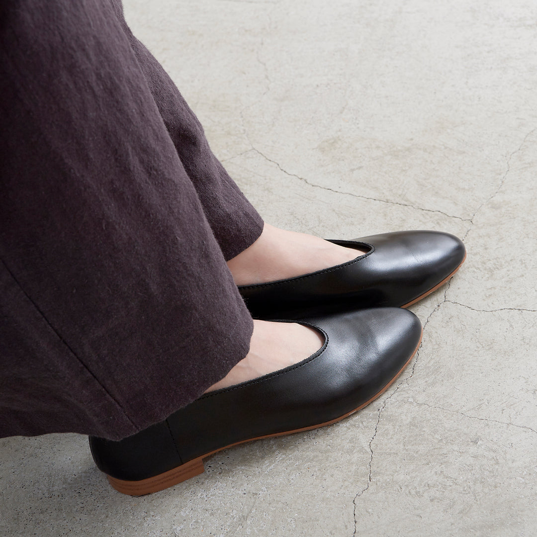 STILMODA スティルモーダ］ 2025 Leather Flat Shoes レザー フラット