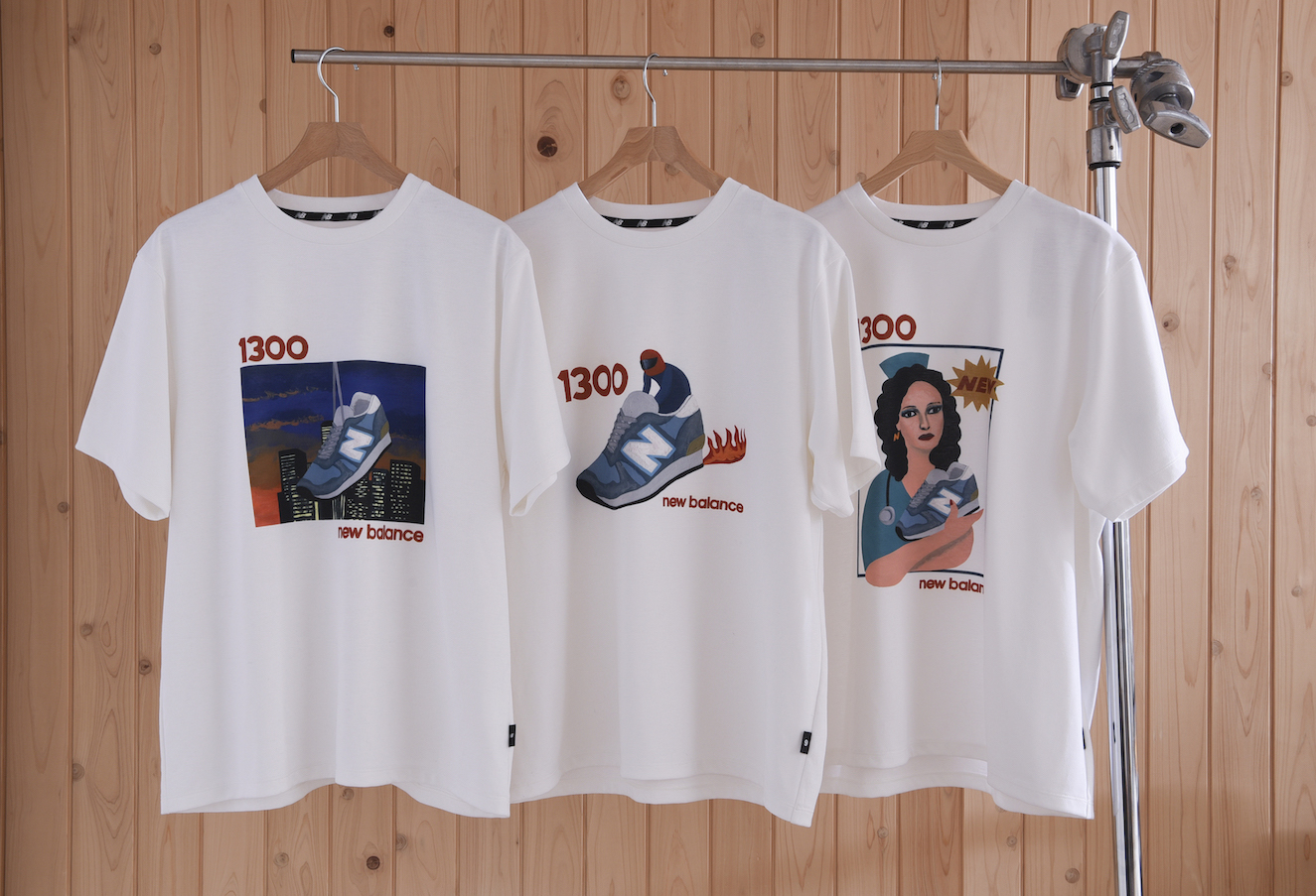 New Balance、アーティスト3人とのコラボTシャツ発売 | HIGHSNOBIETY