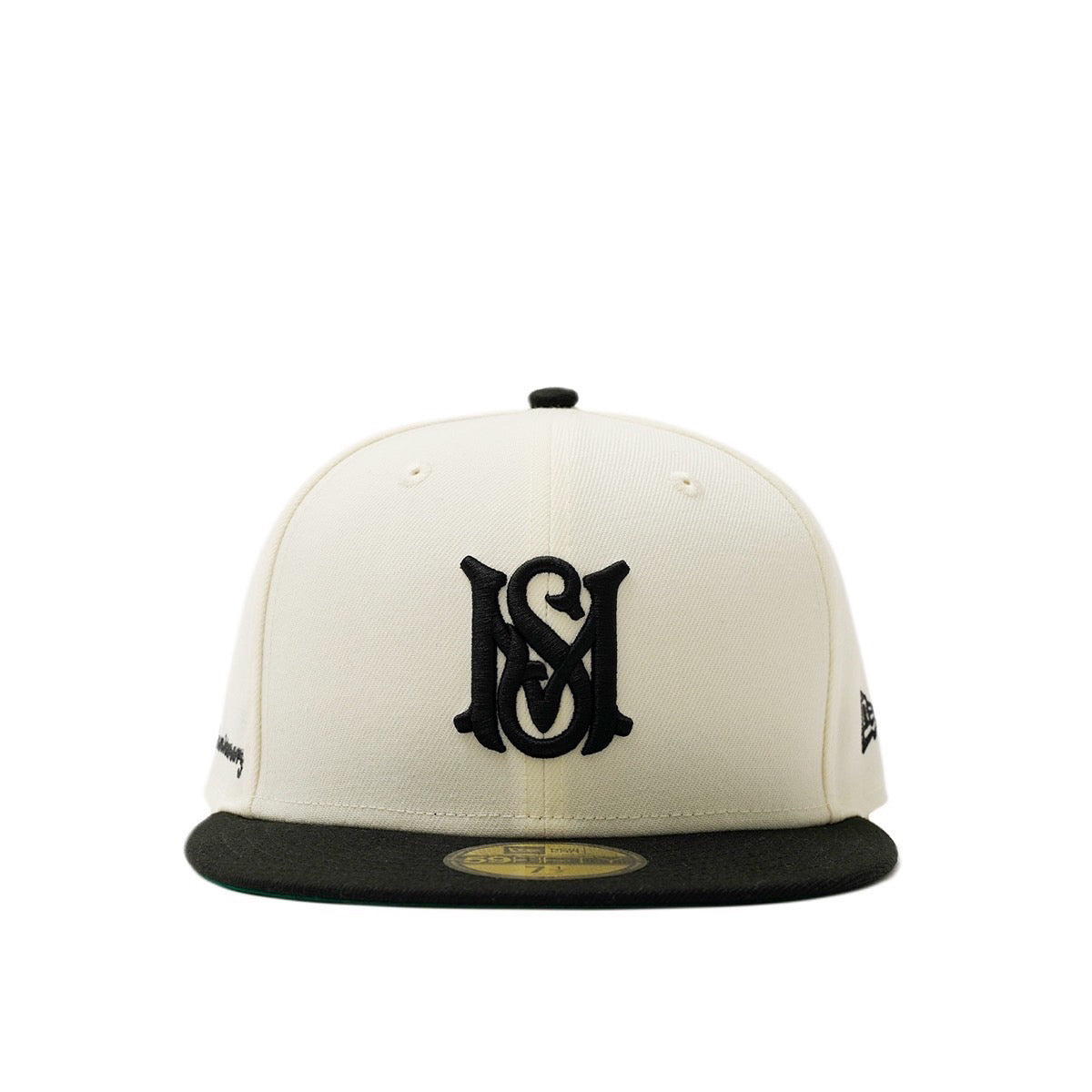 NEW ERA x MFC STORE 59FIFTY 5th ANNIV. MS LOGO CAP WHT BLACK