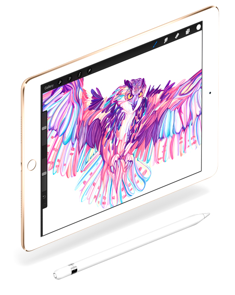 Apple iPad Pro 9.7 128GB Wi-Fi Space Gray (MLMV2RK/A) ᐈ Купить