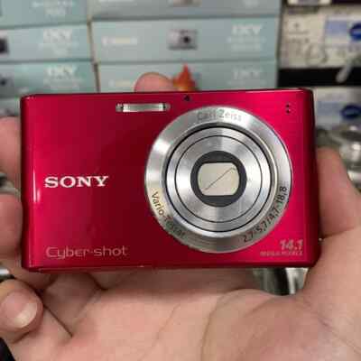 SONY Cyber-Shot DSC-W330 14.1MP Vintage Digital Camera 4× Zoom Red