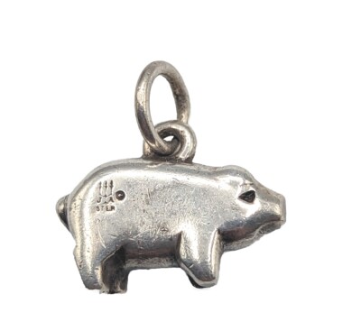 James Avery Retired Rare Sterling Silver Pig Piggy Piglet Farm